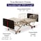 Medacure Ultra Low Expandable Bariatric Hospital Bed, Fully Electric  Amber Cherry MC-LXBARI9CH - alternate 3